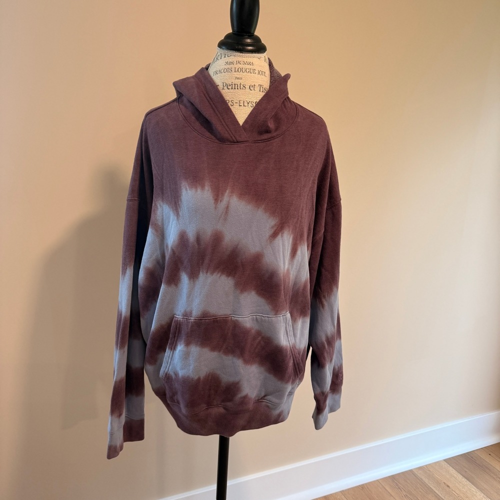 PINK Victoria'sβ Secret Purple Baggy Tie Dye Hoodie Size XL